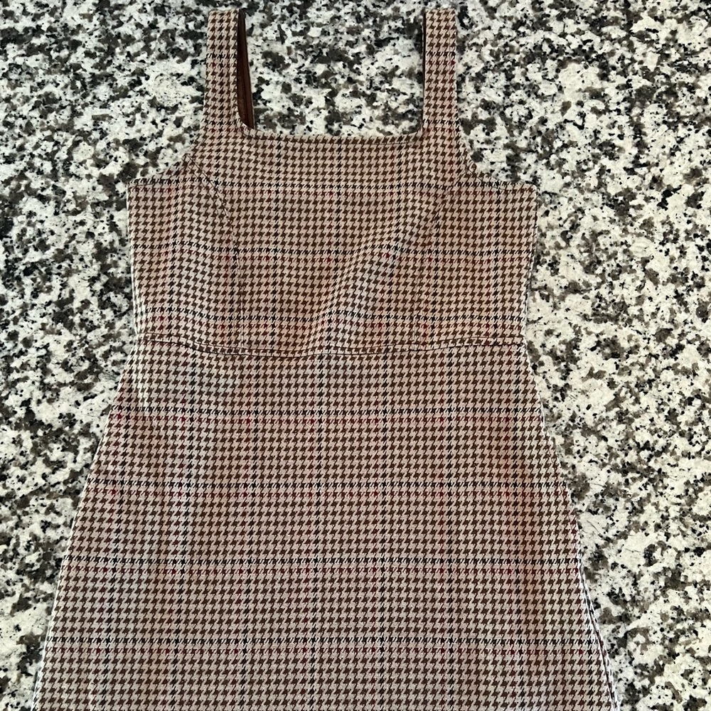 Abercrombie kids houndstooth tank top dress